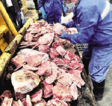 过期肉制品销毁